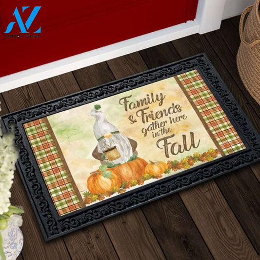 Fall Gnome Family & Friends Doormat - 18" x 30"