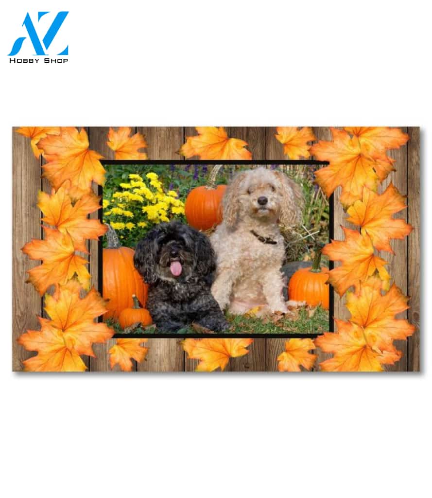 Falling Leaves Photo Doormat - 18" x 30"
