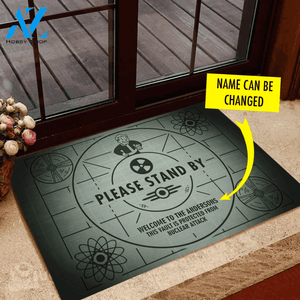 Fallout Doormat Customized Fallout Please Stand By | Welcome Mat | House Warming Gift