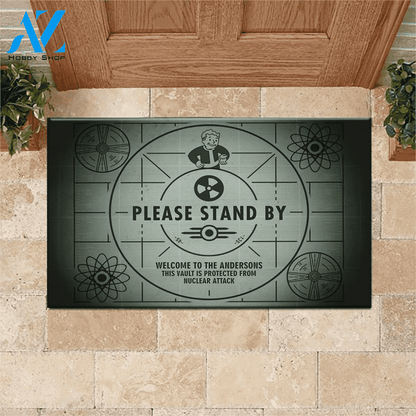 Fallout Doormat Customized Fallout Please Stand By | Welcome Mat | House Warming Gift