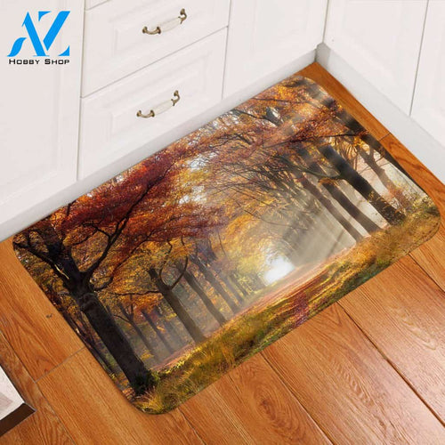 Fall's Path Rainforest Printed Doormat Home Decor