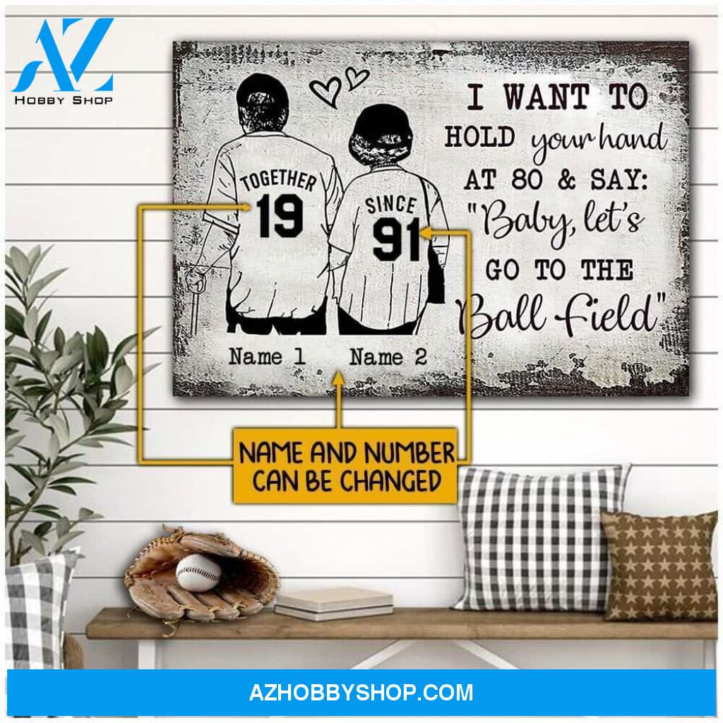 Famille Gift - Baby, Let's go to the Ball field - Poster/Canvas - Wall Art Decor