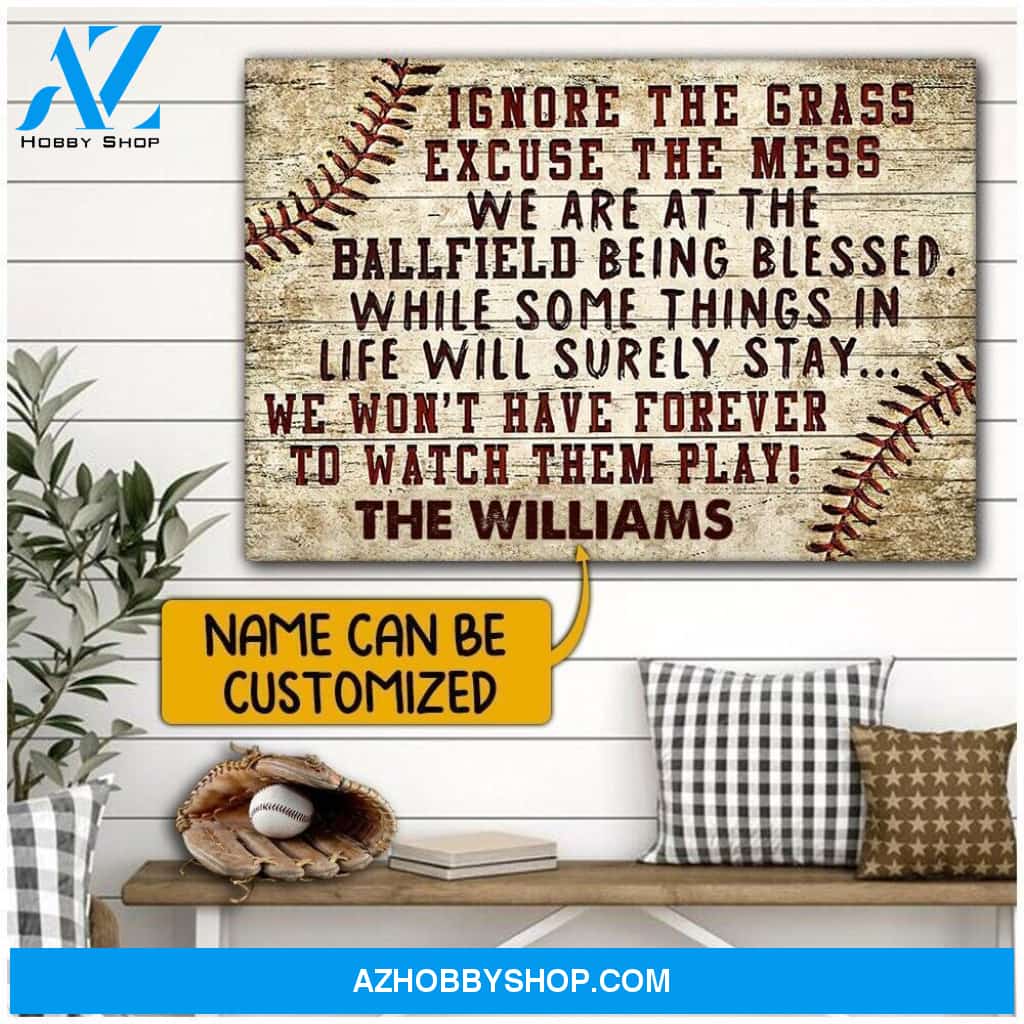 Famille Gift- Baseball Family Canvas