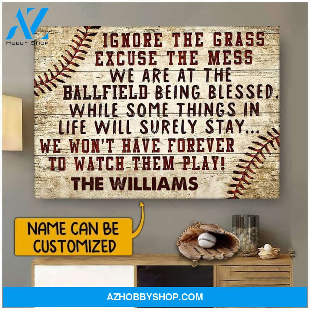 Famille Gift- Baseball Family Canvas