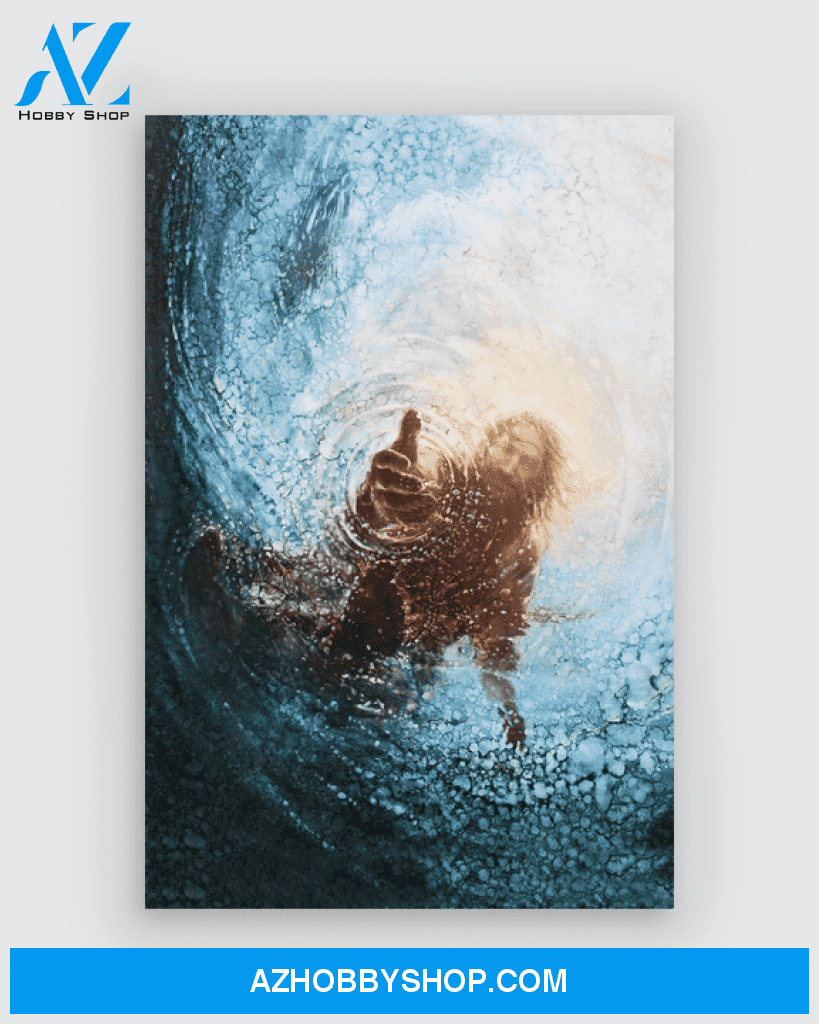 Famille Gift - Jesus gives hand - Poster/Canvas