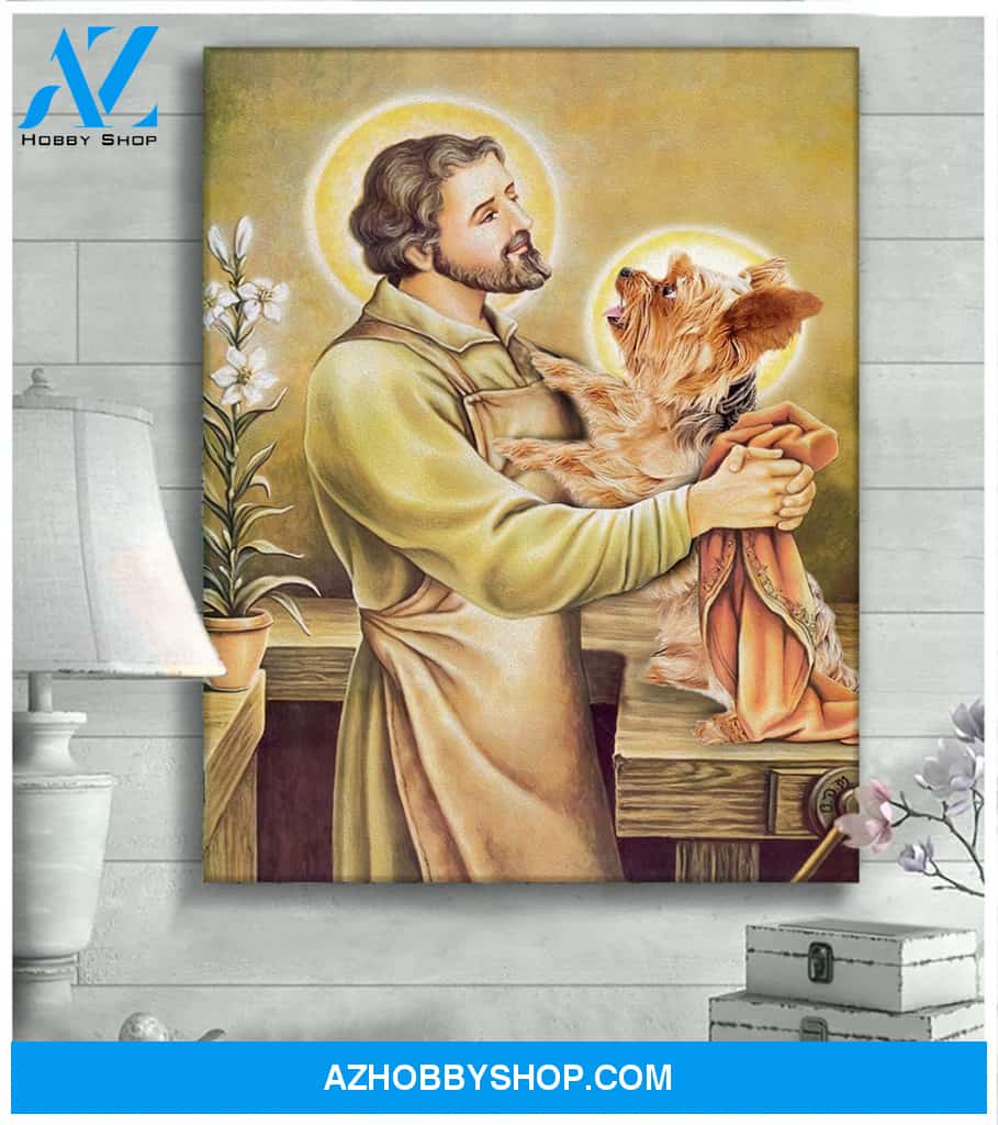 Famille Gift - Jesus with Yorkshire - Poster/Canvas