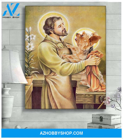 Famille Gift - Jesus with Yorkshire - Poster/Canvas