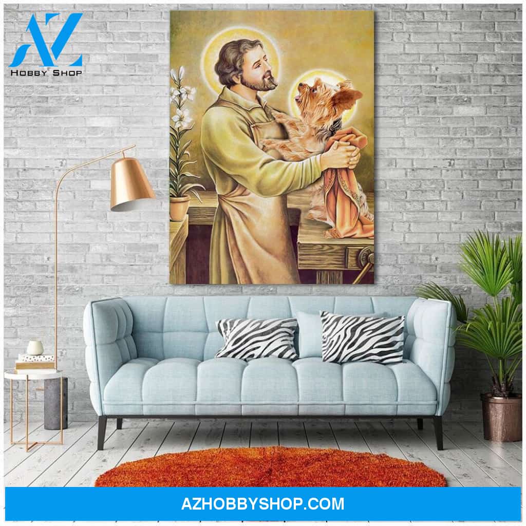Famille Gift - Jesus with Yorkshire - Poster/Canvas
