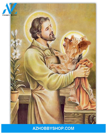 Famille Gift - Jesus with Yorkshire - Poster/Canvas