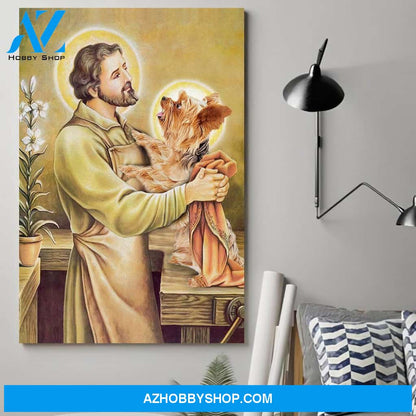 Famille Gift - Jesus with Yorkshire - Poster/Canvas