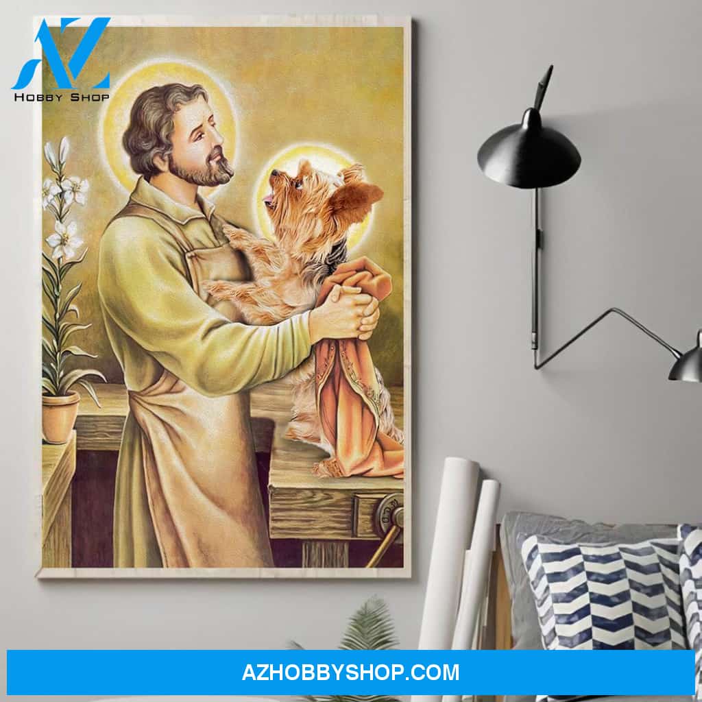 Famille Gift - Jesus with Yorkshire - Poster/Canvas