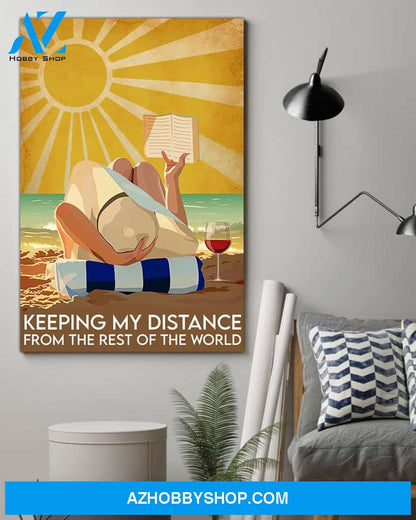 Famille Gift - Keeping my distance from the rest of the wolrd - Poster/Canvas