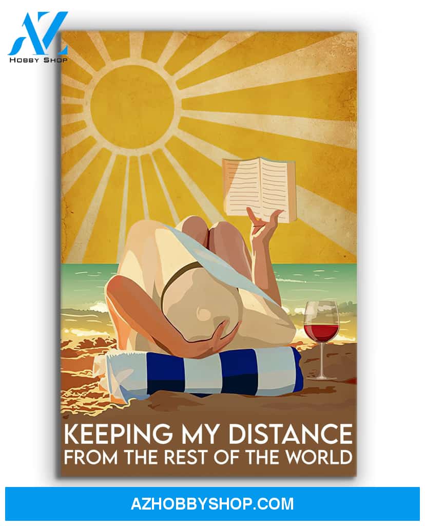 Famille Gift - Keeping my distance from the rest of the wolrd - Poster/Canvas
