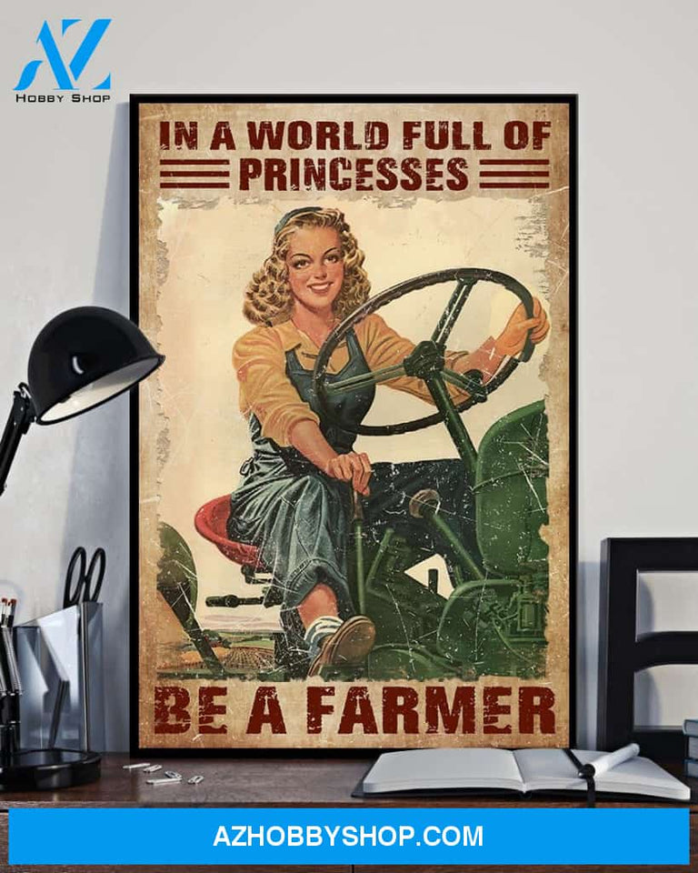 Famille Gift - Poster/Canvas - Be A Farmer Princess