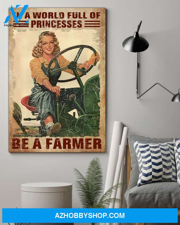 Famille Gift - Poster/Canvas - Be A Farmer Princess