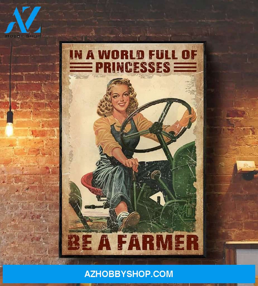 Famille Gift - Poster/Canvas - Be A Farmer Princess