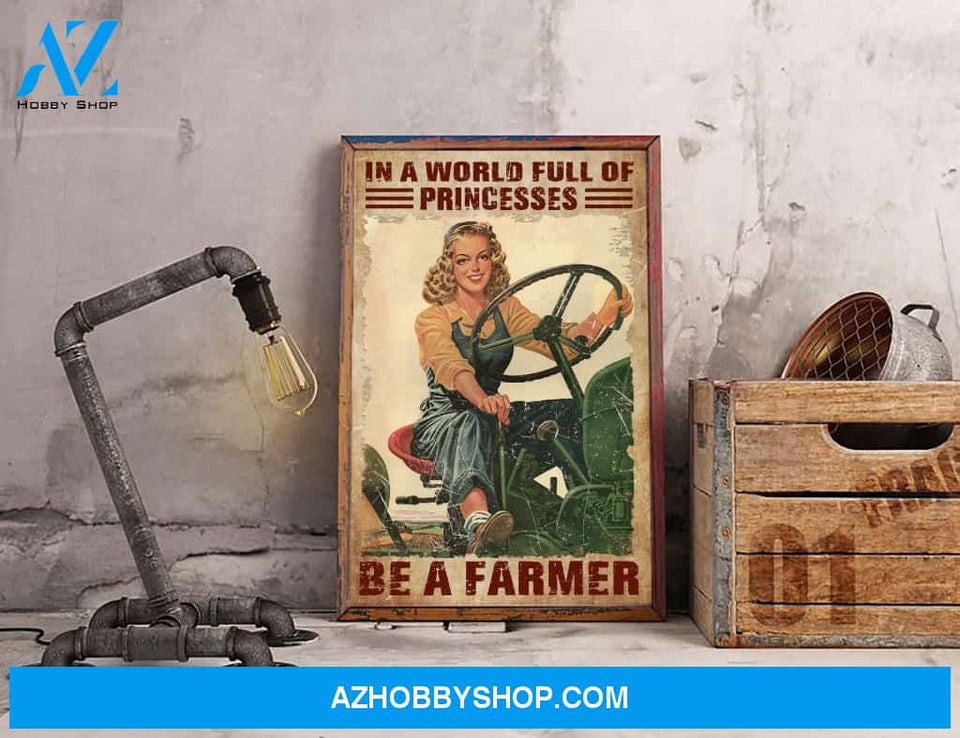Famille Gift - Poster/Canvas - Be A Farmer Princess