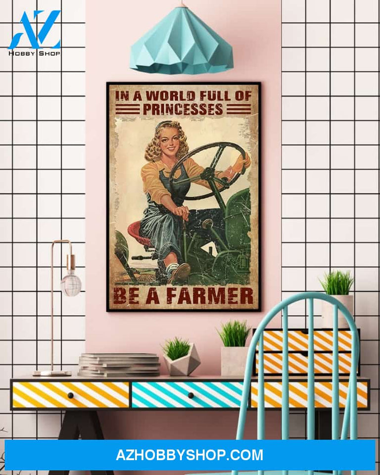 Famille Gift - Poster/Canvas - Be A Farmer Princess