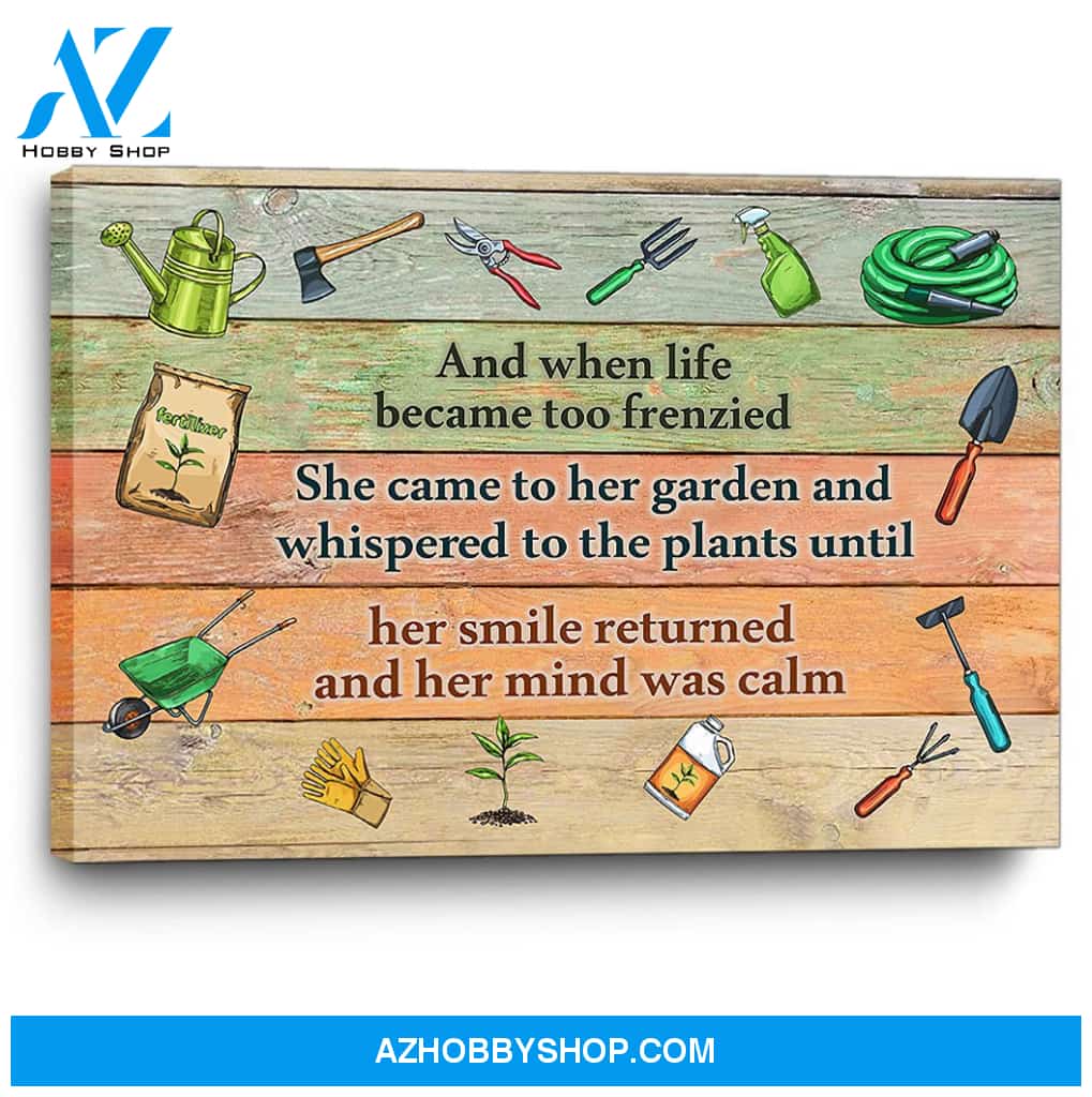 Famille Gift - Poster/Canvas - She Came To Her Garden