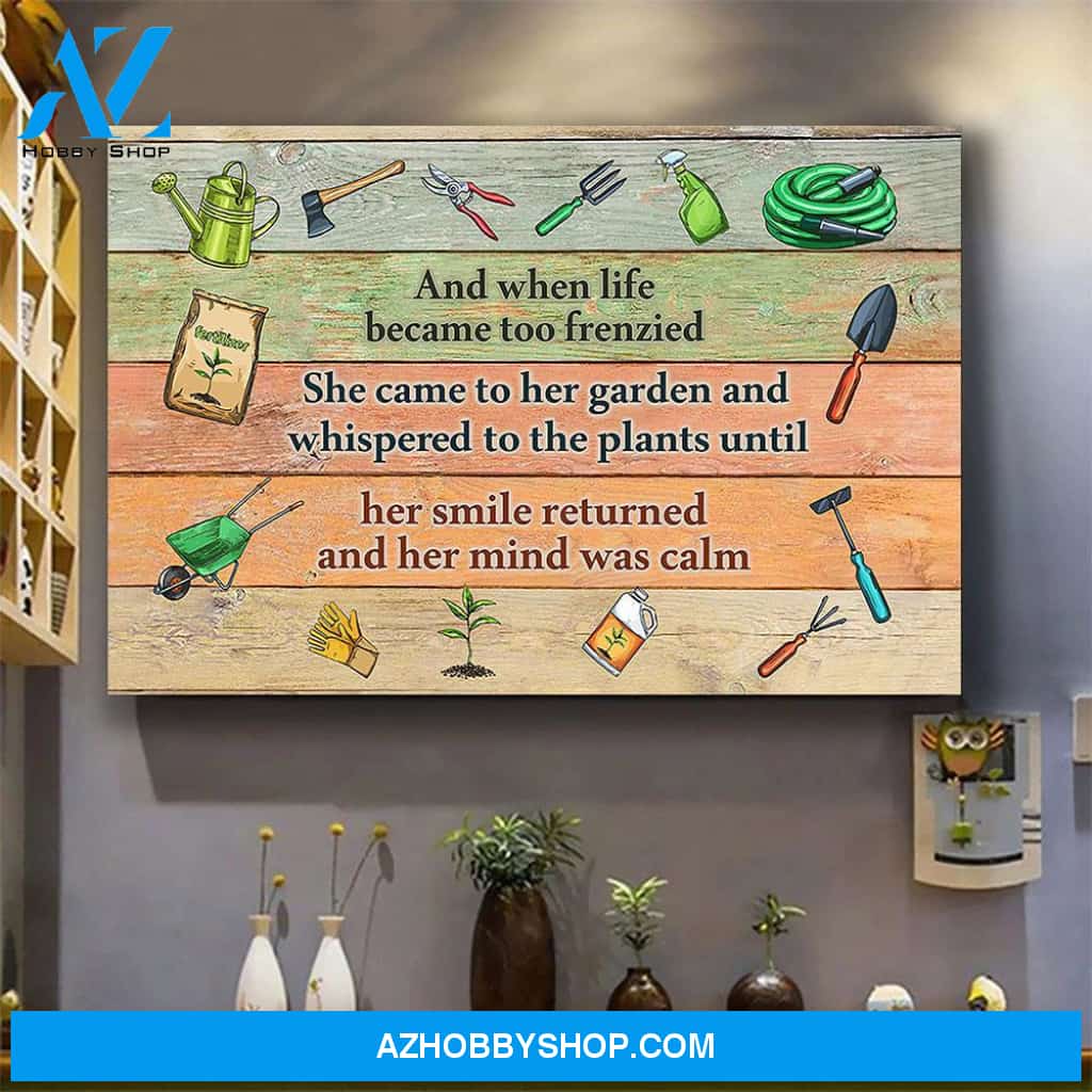 Famille Gift - Poster/Canvas - She Came To Her Garden