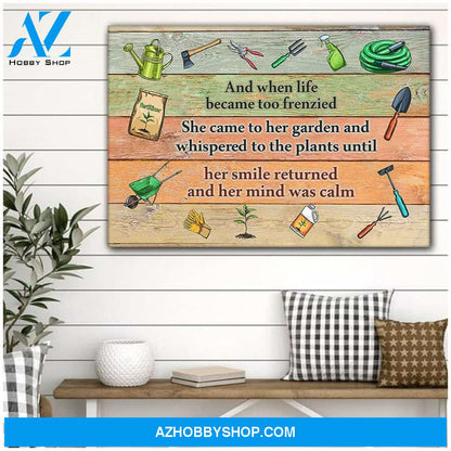 Famille Gift - Poster/Canvas - She Came To Her Garden