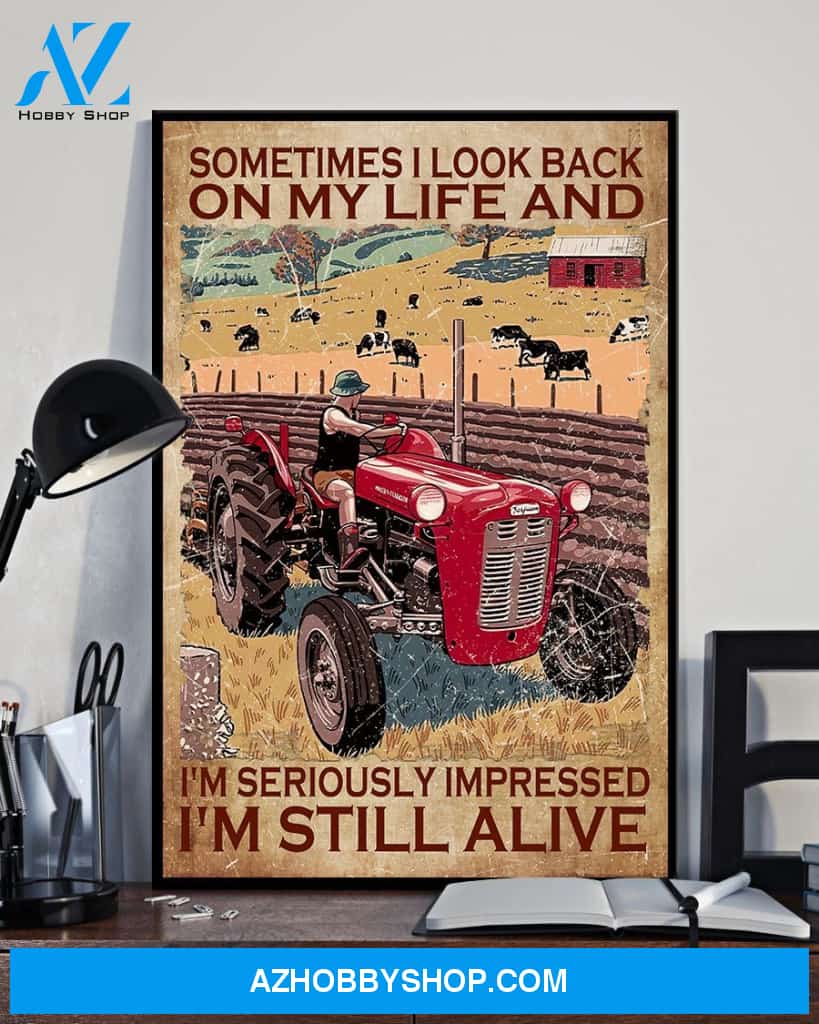 Famille Gift - Poster/Canvas - Sometimes I Look Back On My Life