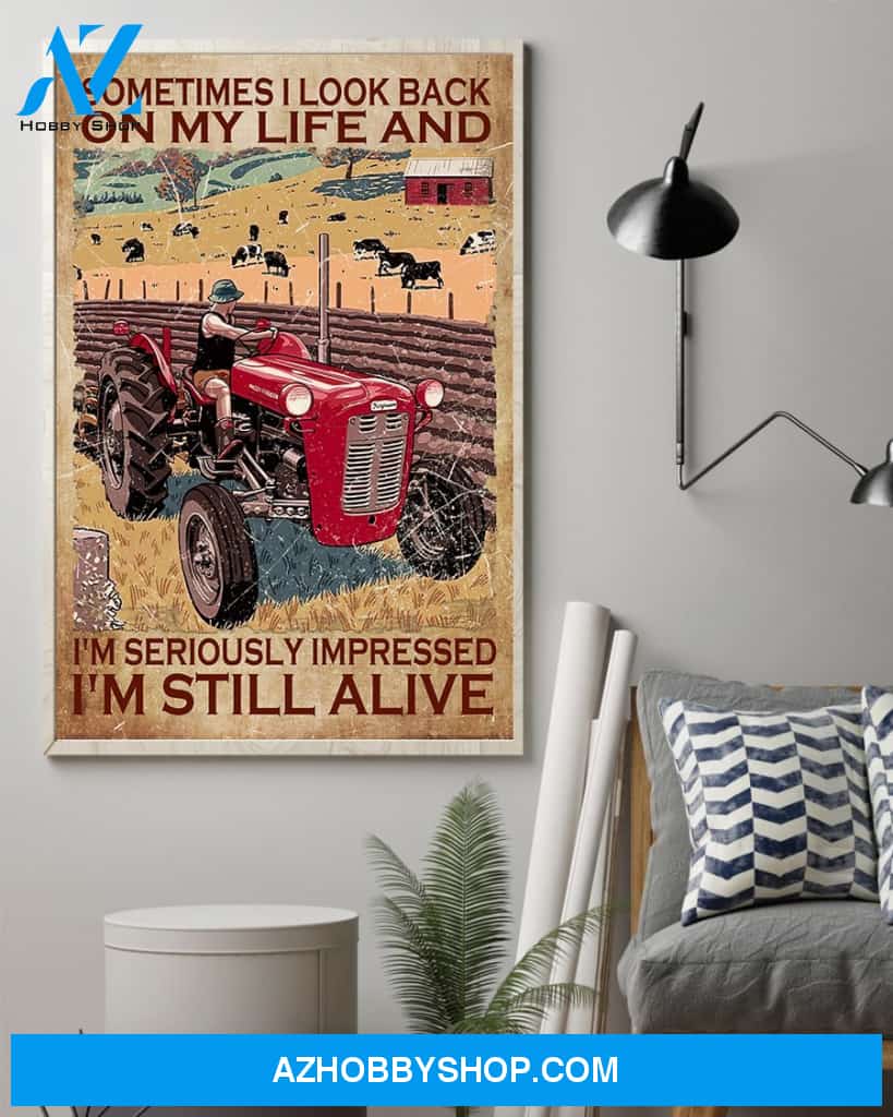 Famille Gift - Poster/Canvas - Sometimes I Look Back On My Life