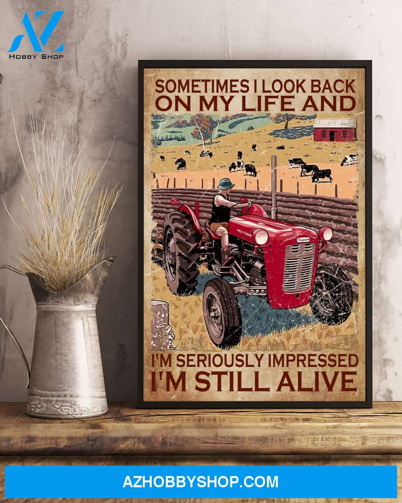 Famille Gift - Poster/Canvas - Sometimes I Look Back On My Life