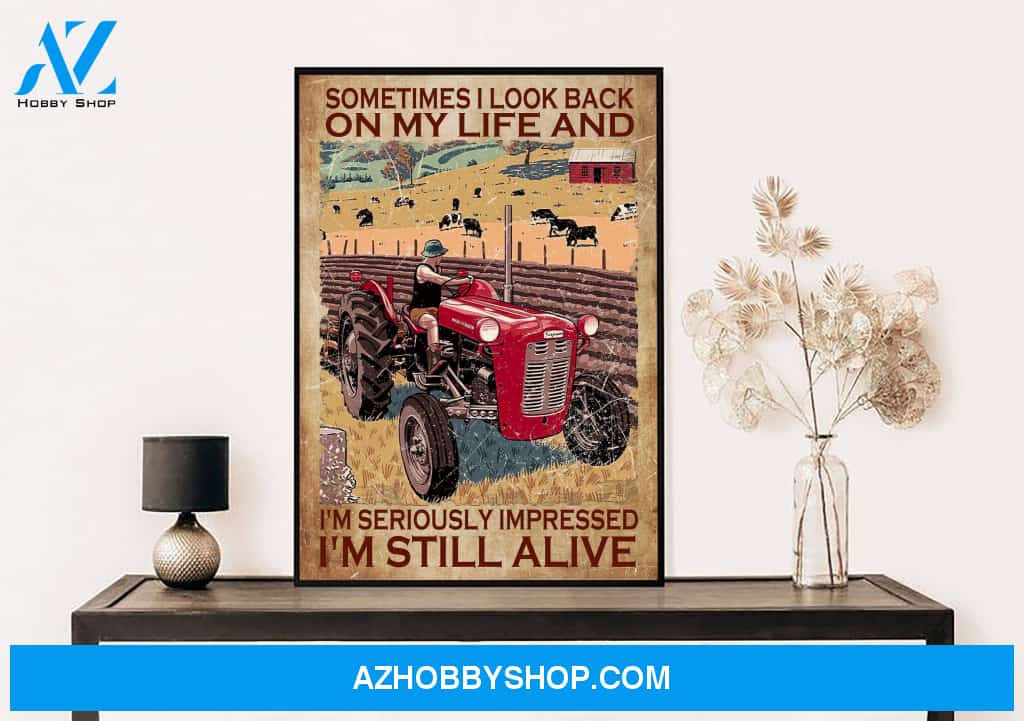Famille Gift - Poster/Canvas - Sometimes I Look Back On My Life
