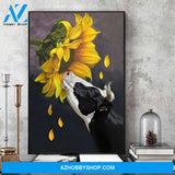Famille Gift - Poster/Canvas - Sunflower and Cow