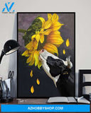 Famille Gift - Poster/Canvas - Sunflower and Cow