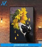 Famille Gift - Poster/Canvas - Sunflower and Cow