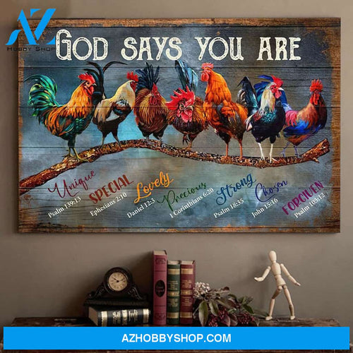 Famille Gift - Roosters Poster & Canvas