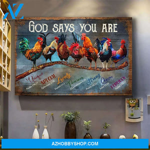 Famille Gift - Roosters Poster & Canvas