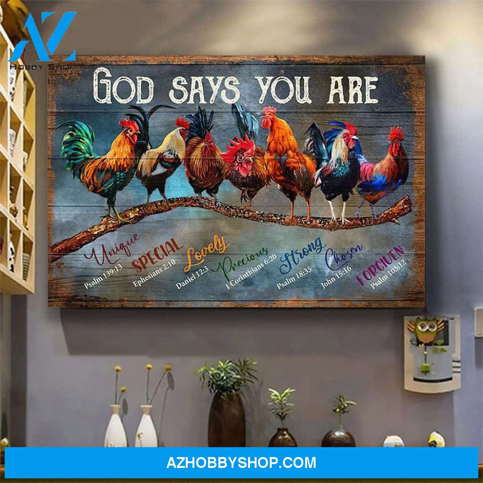 Famille Gift - Roosters Poster & Canvas