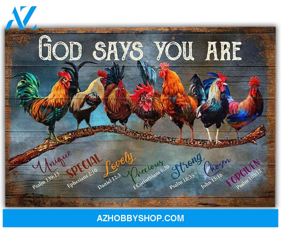 Famille Gift - Roosters Poster & Canvas