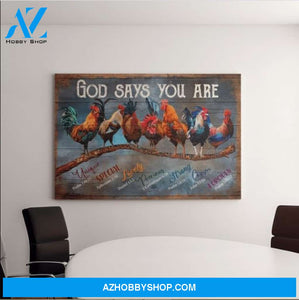 Famille Gift - Roosters Poster & Canvas