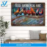 Famille Gift - Roosters Poster & Canvas
