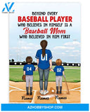 Famille Gift - Special Personalized Mug for Baseball Mom - 2 Son