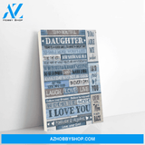 family canvas to my daughter today is a good day