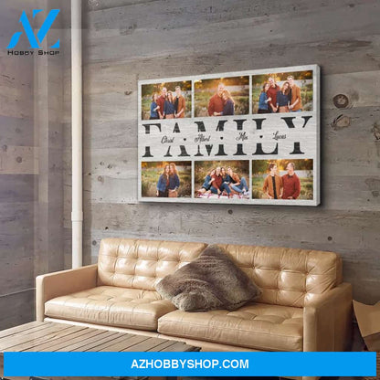 Family Collage 2 - Personalized Custom Photo Canvas