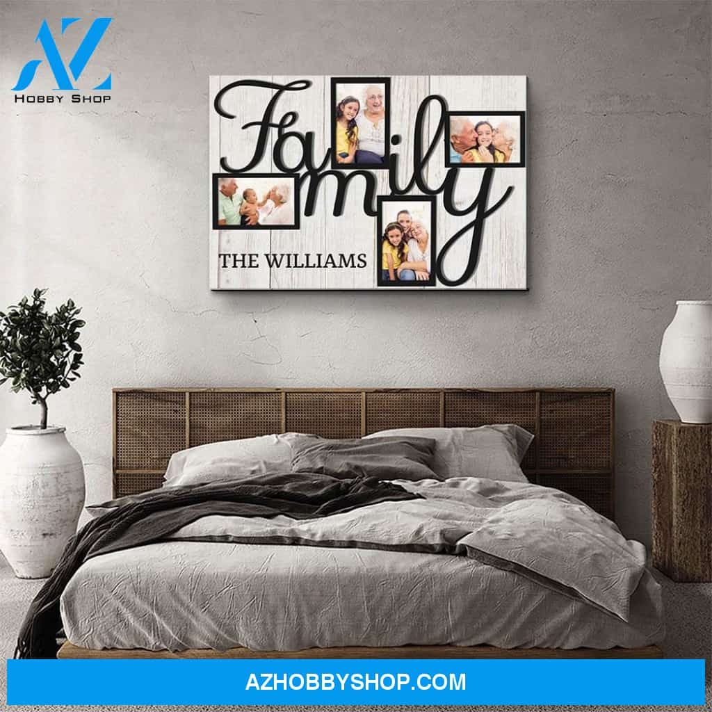 Family Collage - Personalized Custom Photo Canvas