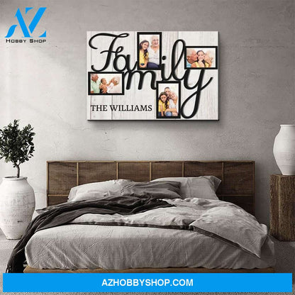 Family Collage - Personalized Custom Photo Canvas