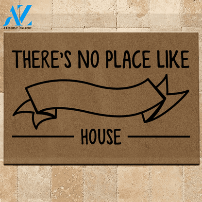 Family Doormat Customized There's No Place Like Nana & Grandad's House | Welcome Mat | House Warming Gift