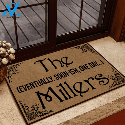 Family Doormat Eventually Soon-ish One Day | Welcome Mat | House Warming Gift
