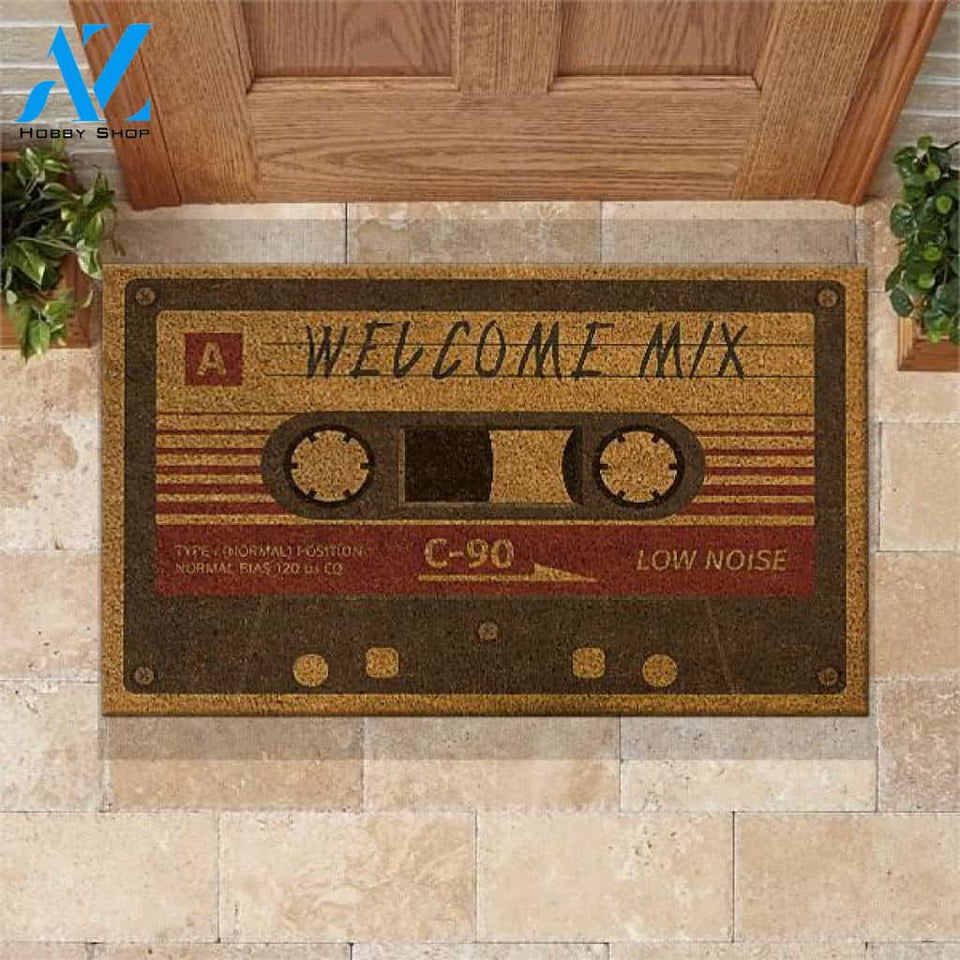 Family Doormat Welcome Mix Funny | Welcome Mat | House Warming Gift | Christmas Gift Decor