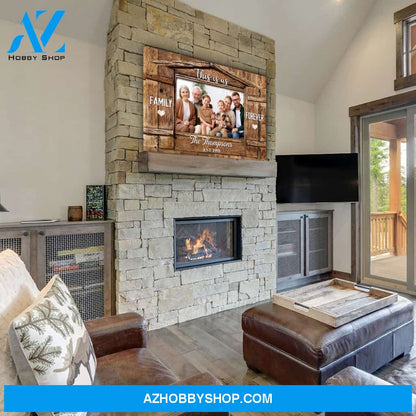 Family Forever - Personalized Custom Photo Canvas