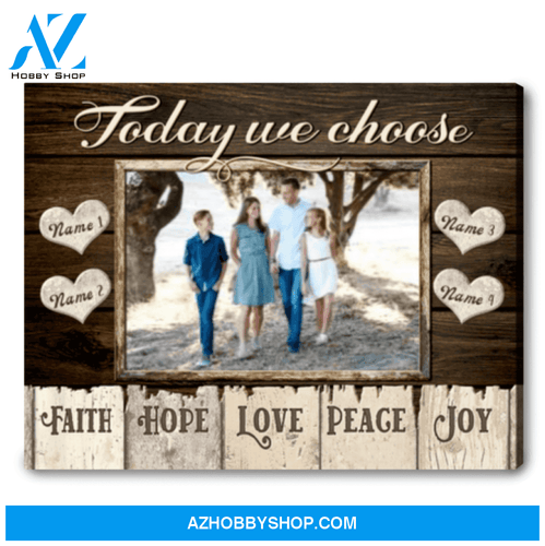 Family Gift Ideas For Whole Family Personalized Family Gift Canvas Prints