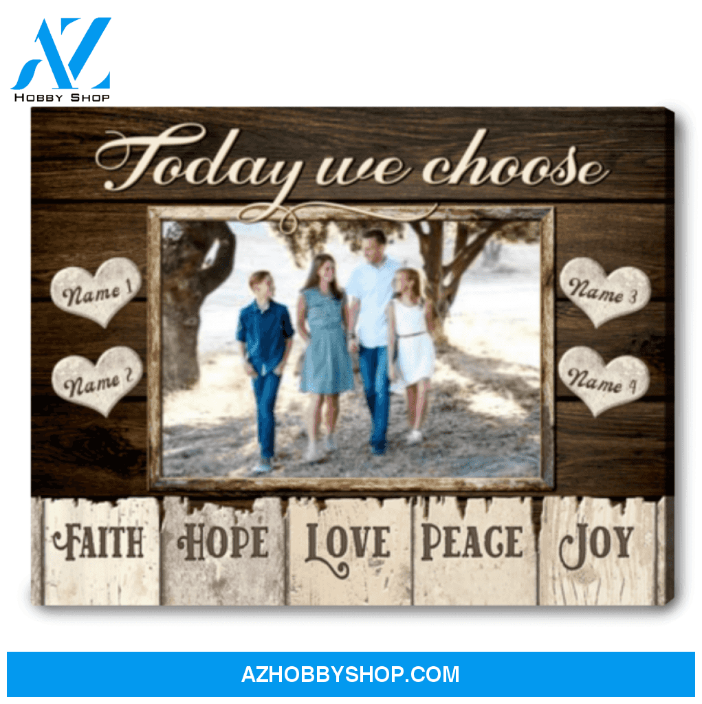 Family Gift Ideas For Whole Family Personalized Family Gift Canvas Prints