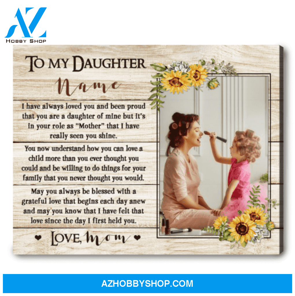 Family Love Perfect Custom Gift For Your Daughter Gift From Mom To Daughter Birthday Gift For Your Daughter Ohcanvas